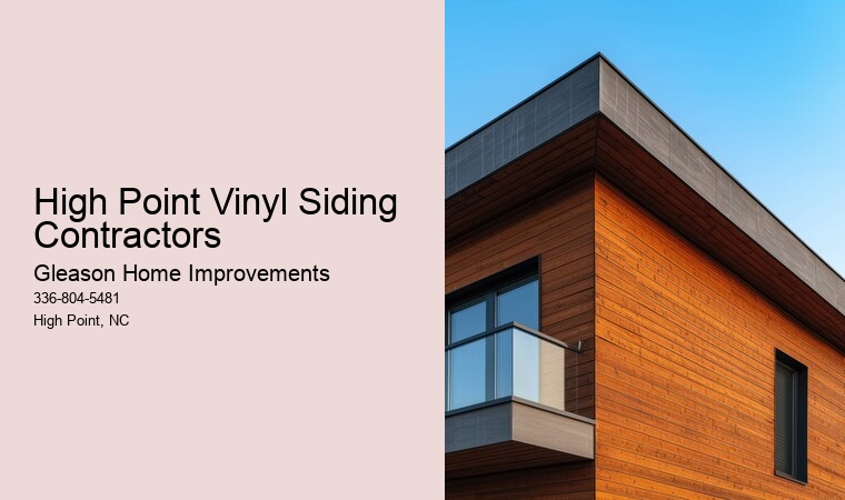 High Point Vinyl Siding Contractors