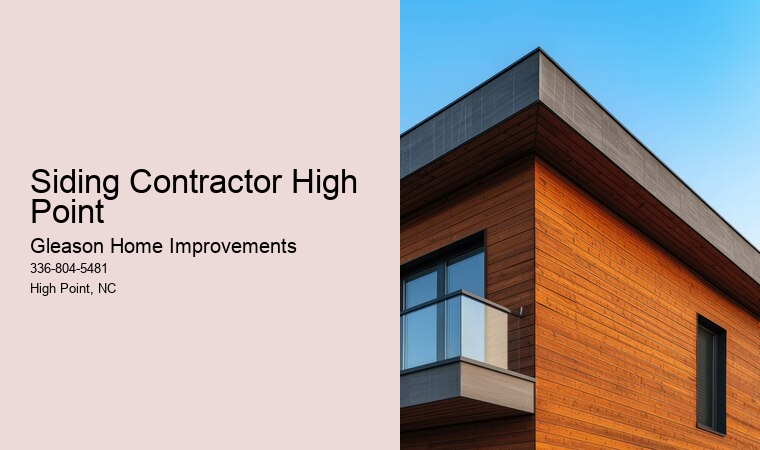 Siding Contractor High Point
