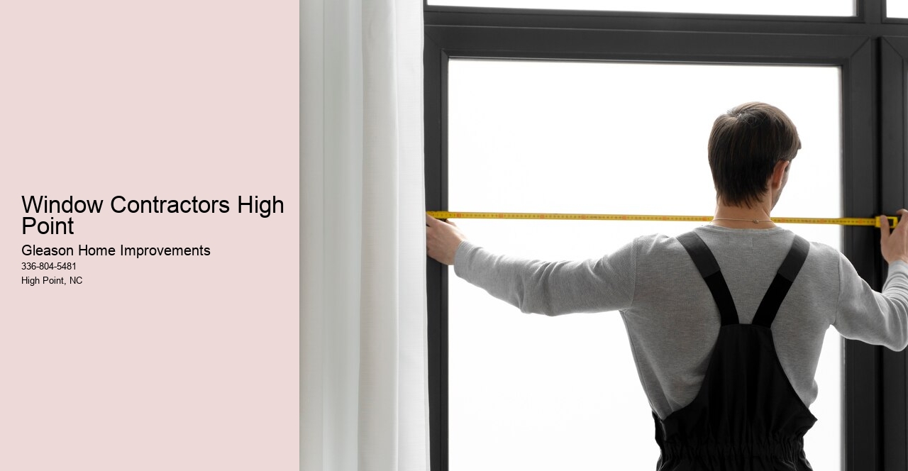 Window Contractors High Point